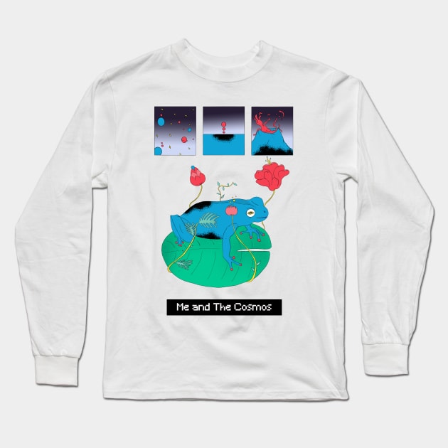 Me and the Cosmos Long Sleeve T-Shirt by Rubbish Cartoon